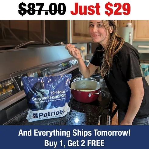 50% off 72-Hour Survival Food deal