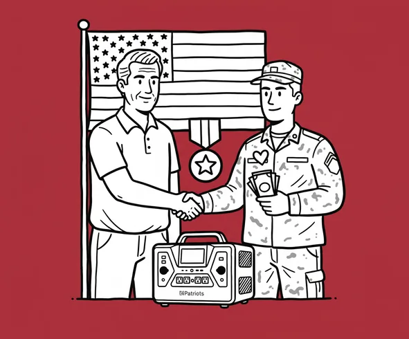 Illustration: American, veteran-owned brand