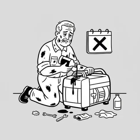 Illustration: Zero-maintenance solar backup