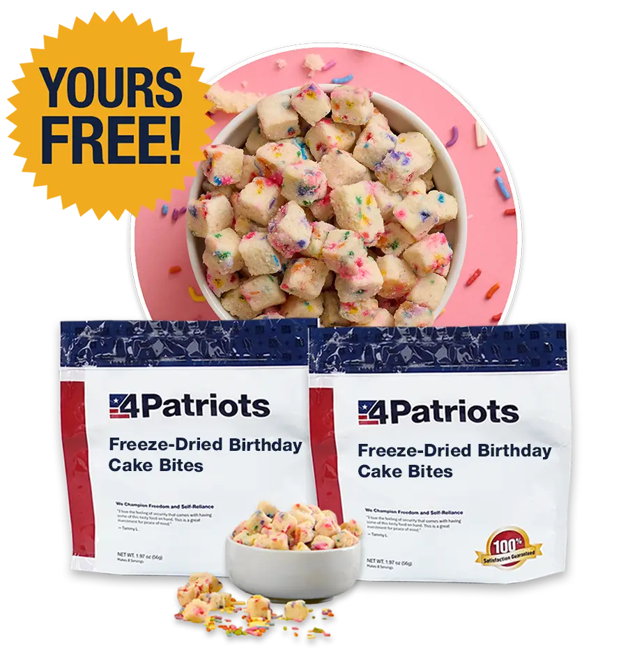Freeze-Dried Birthday Cake Bites