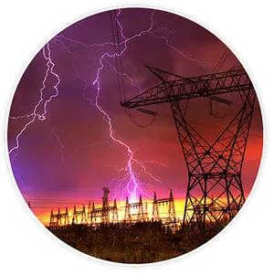 Broken power lines