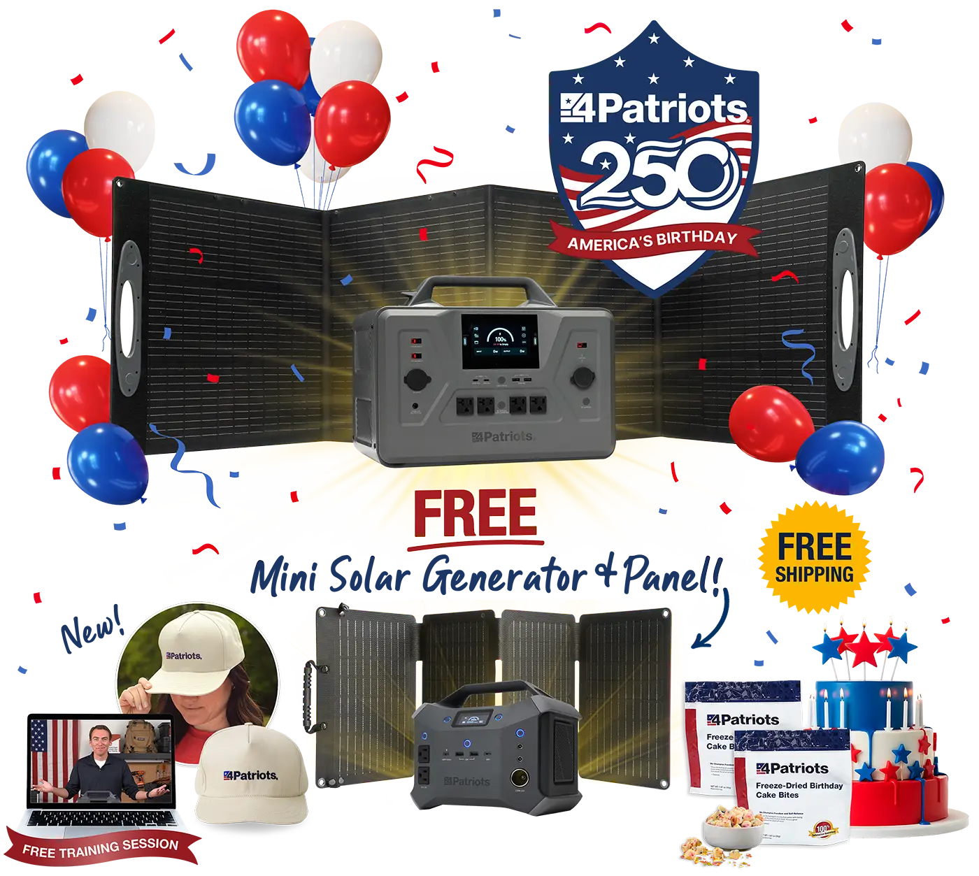 Complete Patriot Power Generator 2200X package