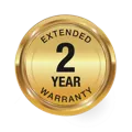 2-Year Warranty badge