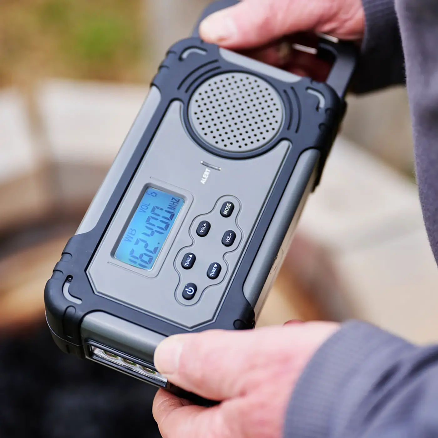 Liberty Band Emergency Solar Weather Radio